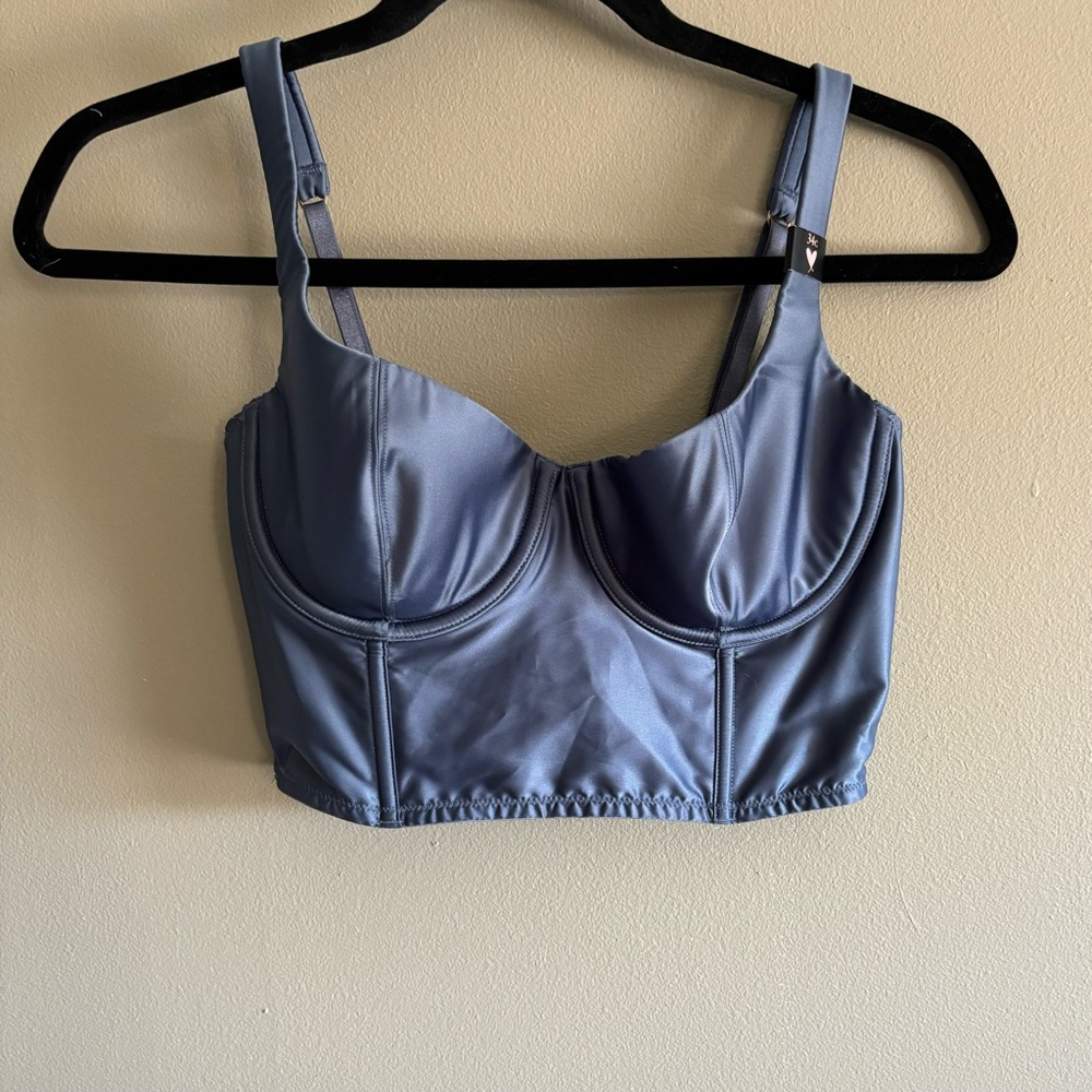 NWT Victoria’s Secret satin corset bra 34C